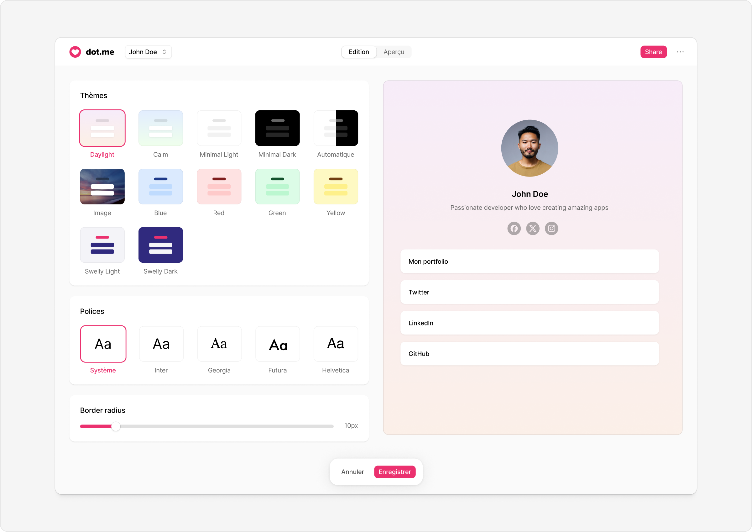 Dot Me - Personalize